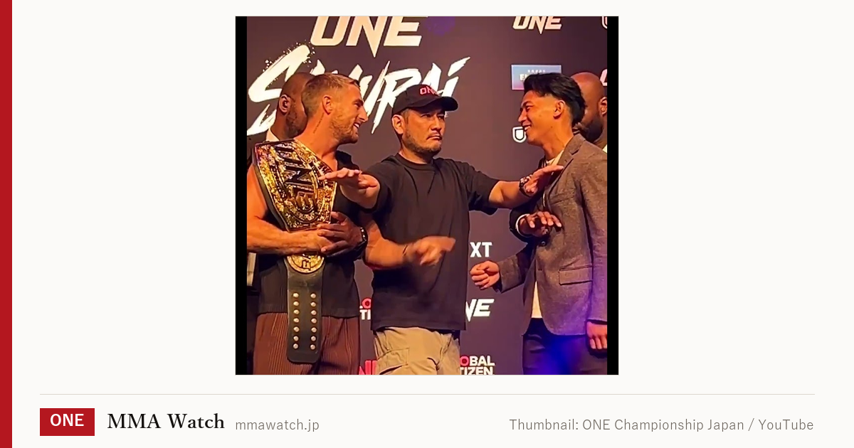 動画サムネイル：世界王座戦3つと武尊の引退式｜Thumbnail: ONE Championship Japan / YouTube